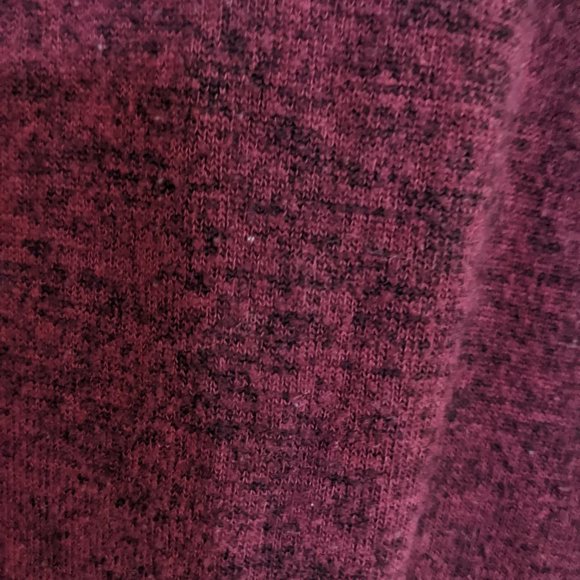 Aritzia TNA Andrews Jersey Pullover, Heathered Maroon - Picture 3 of 3